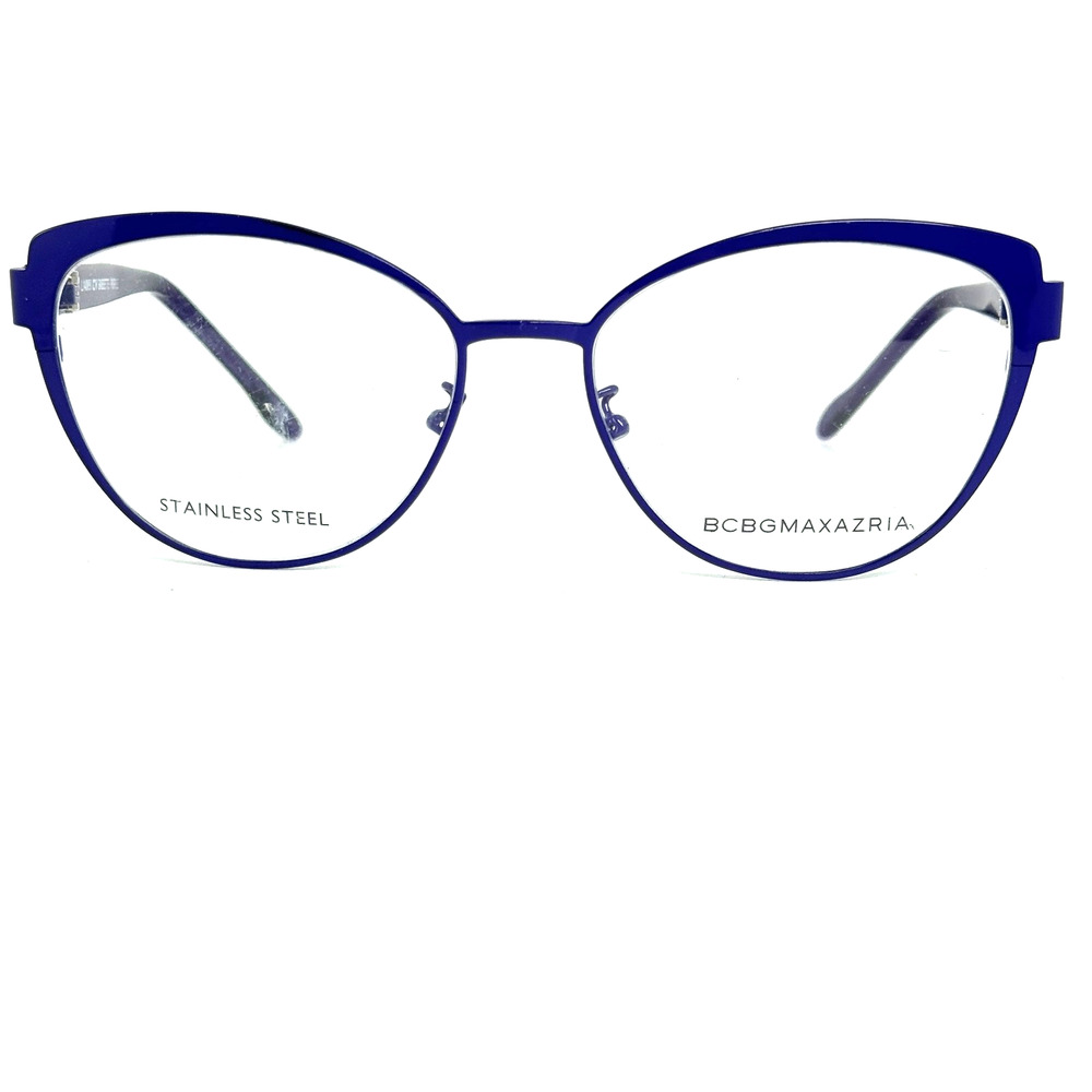 BCBGMAXAZRIA Baddette Purple Eyeglasses Frame Cat Eye Womens Designer H20588
